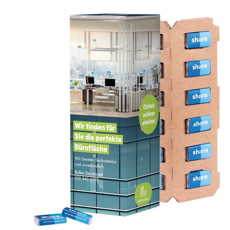 JG20076-2Adventskalender ECO High Tower_ Share Schokotaefelchen_ Individuelles Motiv