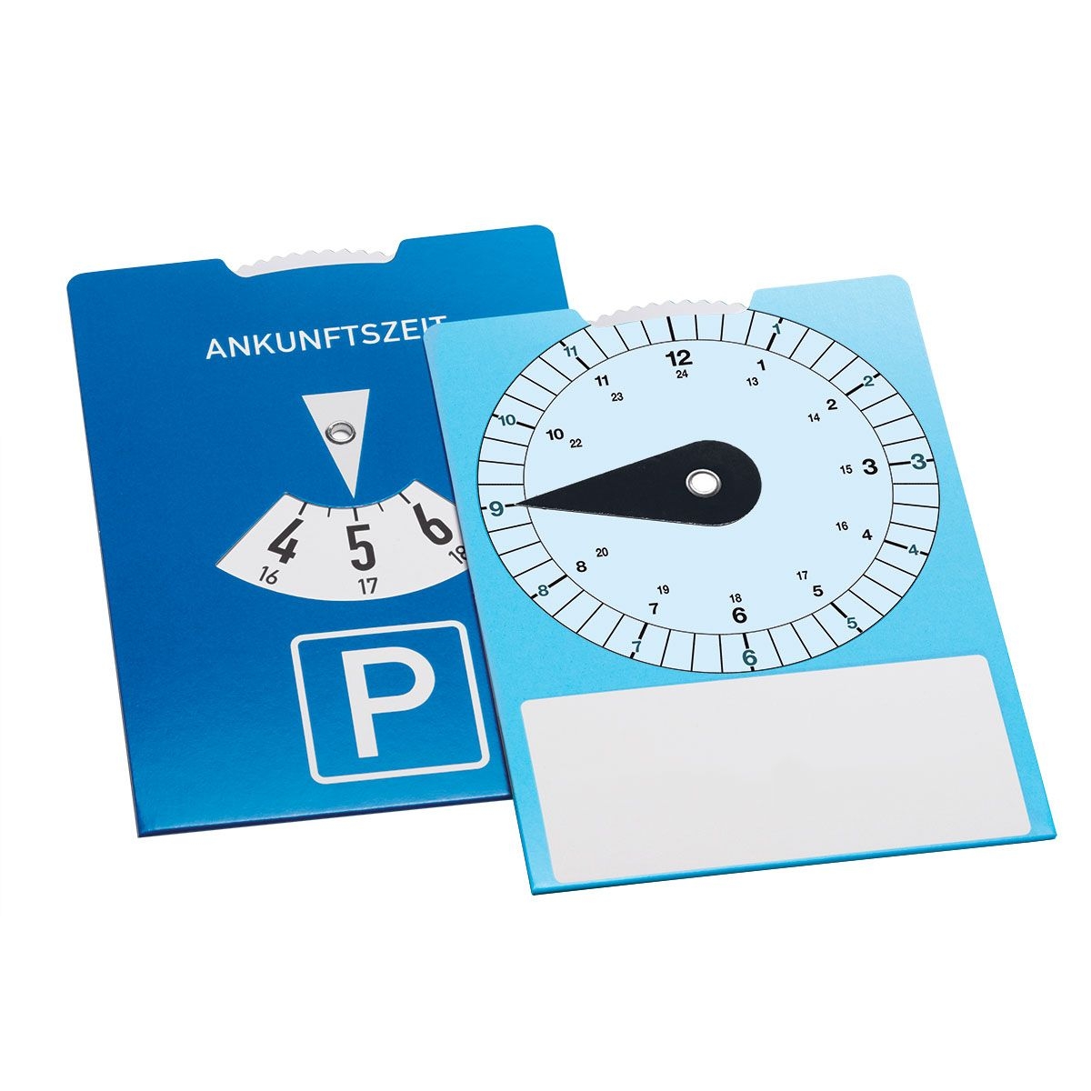 HE8688-3-3HKartonparkscheibe _Pendler_ blau_ hellblau
