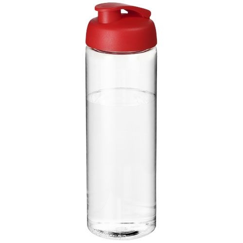 PF210094-4H2O Active® Vibe 850 ml Sportflasche mit Klappdeckel_ transparent_rot PF210094-4H2O Active® Vibe 850 ml Sportflasche mit Klappdeckel_ transparent_rot