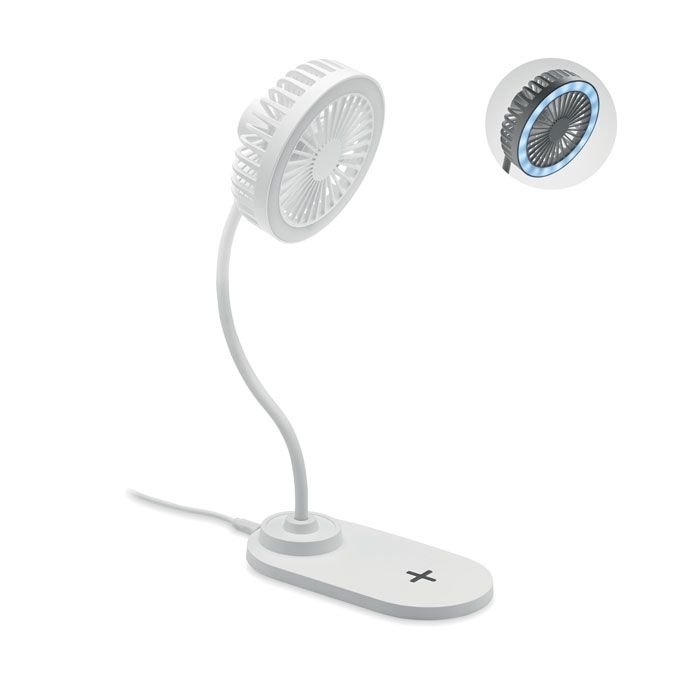 MO6810-06Viento Tischventilator mit Licht_ Weiss