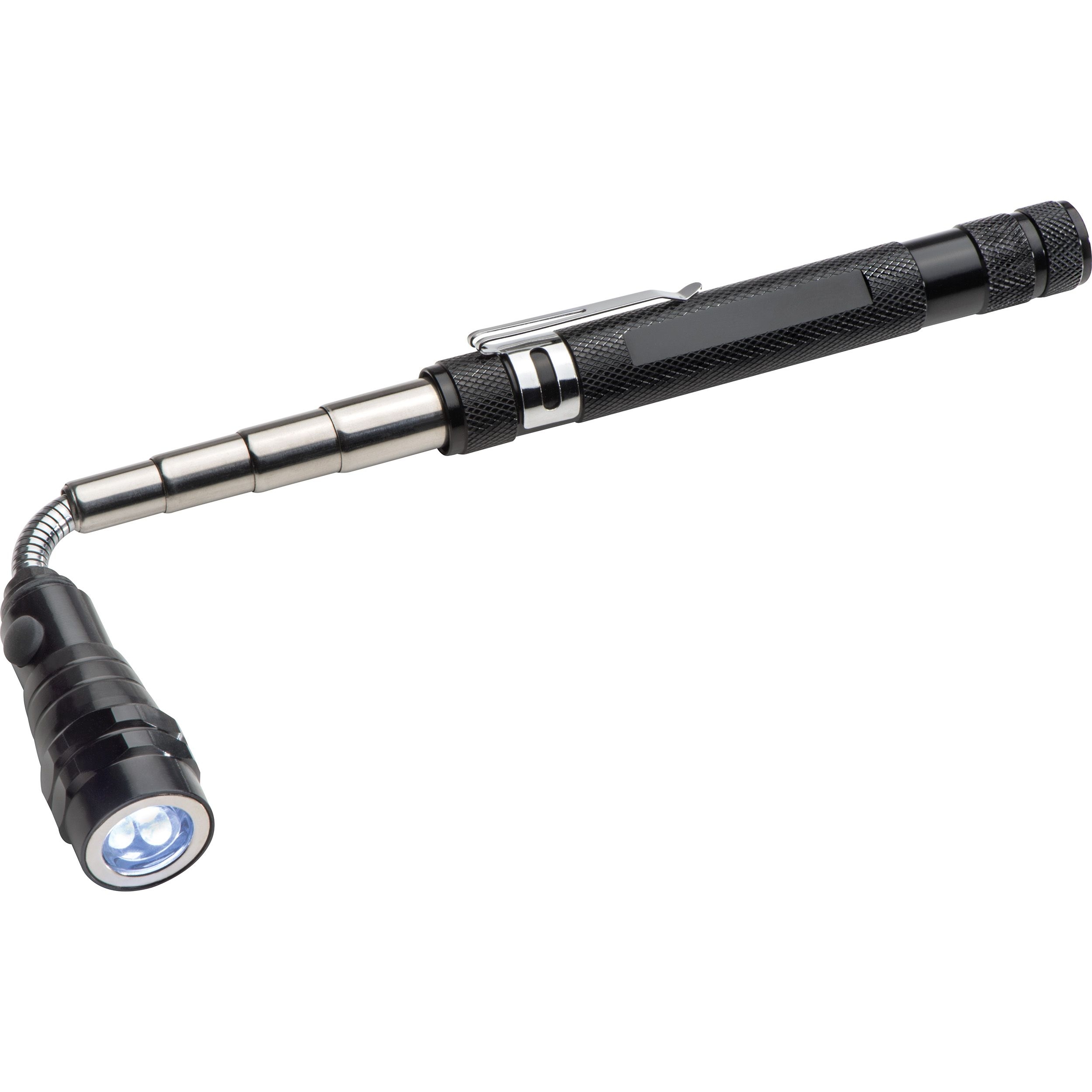 MA80387-03LED Taschenlampe mit Teleskopfunktion_ schwarz