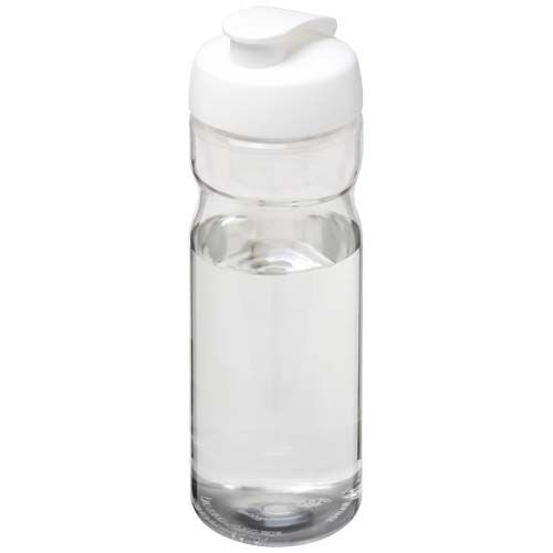 PF210097-26H2O Active® Eco Base 650 ml Sportflasche mit Klappdeckel_ transparent_weiss PF210097-26H2O Active® Eco Base 650 ml Sportflasche mit Klappdeckel_ transparent_weiss