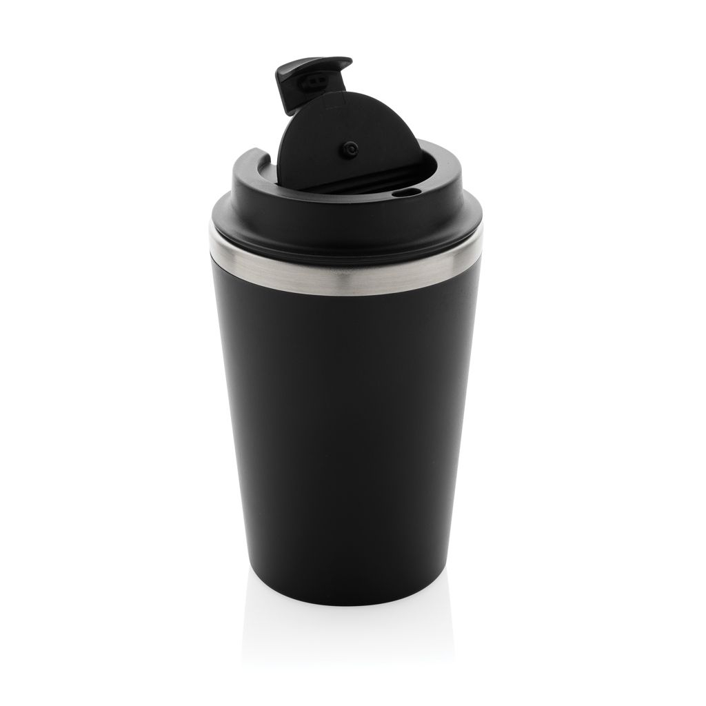 XDP437.14-01Java 350ml RCS recycelter doppelwandiger Becher_ schwarz