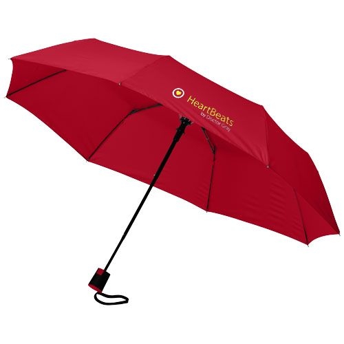 PF109077-7Wali 21_ Automatik Kompaktregenschirm_ rot