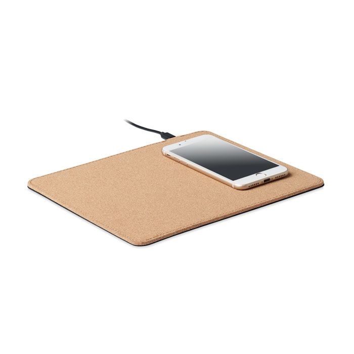 MO6476-13Wireless Matty Mousepad mit Ladestation 15W_ Beige