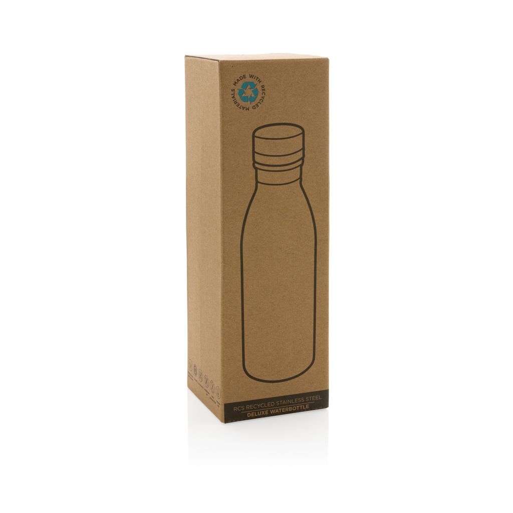 XDP435.71-3Deluxe Wasserflasche aus RCS recyceltem Stainless-Steel_ weiss