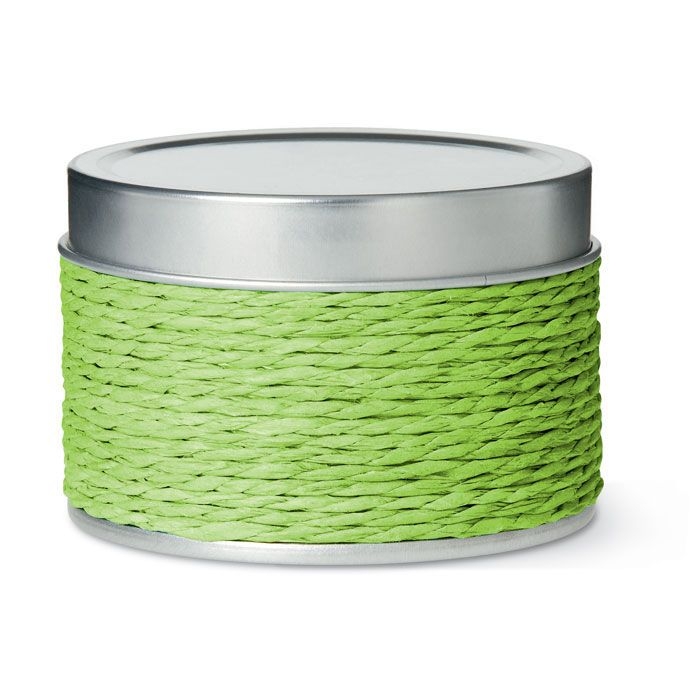 IT2873-48Delicious Kerze mit Apfelduft_ limettengruen