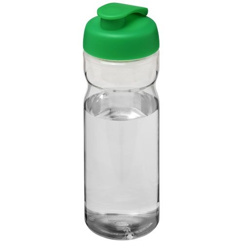 PF210045-7H2O Active® Base 650 ml Sportflasche mit Klappdeckel_ transparent_gruen PF210045-7H2O Active® Base 650 ml Sportflasche mit Klappdeckel_ transparent_gruen