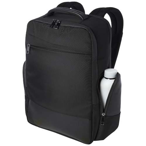 PF130056-1Expedition Pro 15_6_ Laptop-Rucksack aus GRS Recyclingmaterial 25 L_ schwarz
