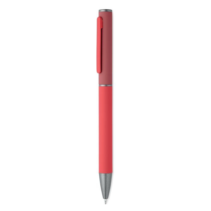 MO3174-05Fillan Drehkugelschreiber recy. Alu_ rot