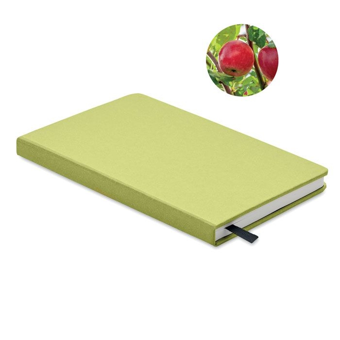MO6689-48Grow DIN A5 Notizbuch_ liniert_ limettengruen