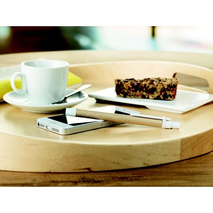 MO8089-06Recytouch Kugelschreiber mit Stylus _ Weiss