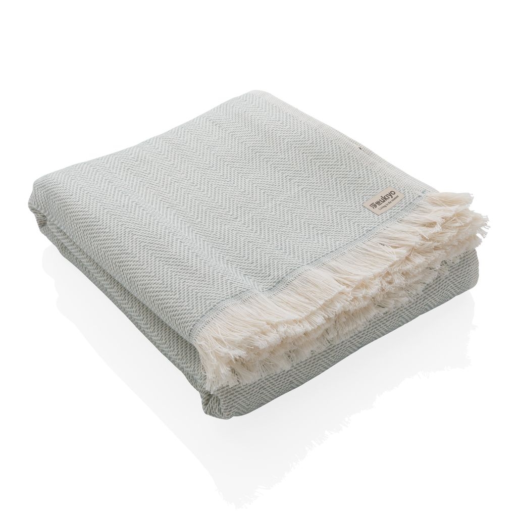 XDP453.80-7Ukiyo Hisako AWARE™ Four Seasons Handtuch_Decke 100x180cm_ gruen