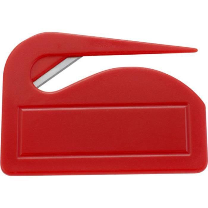 Brieföffner aus Kunststoff Franco, Rot