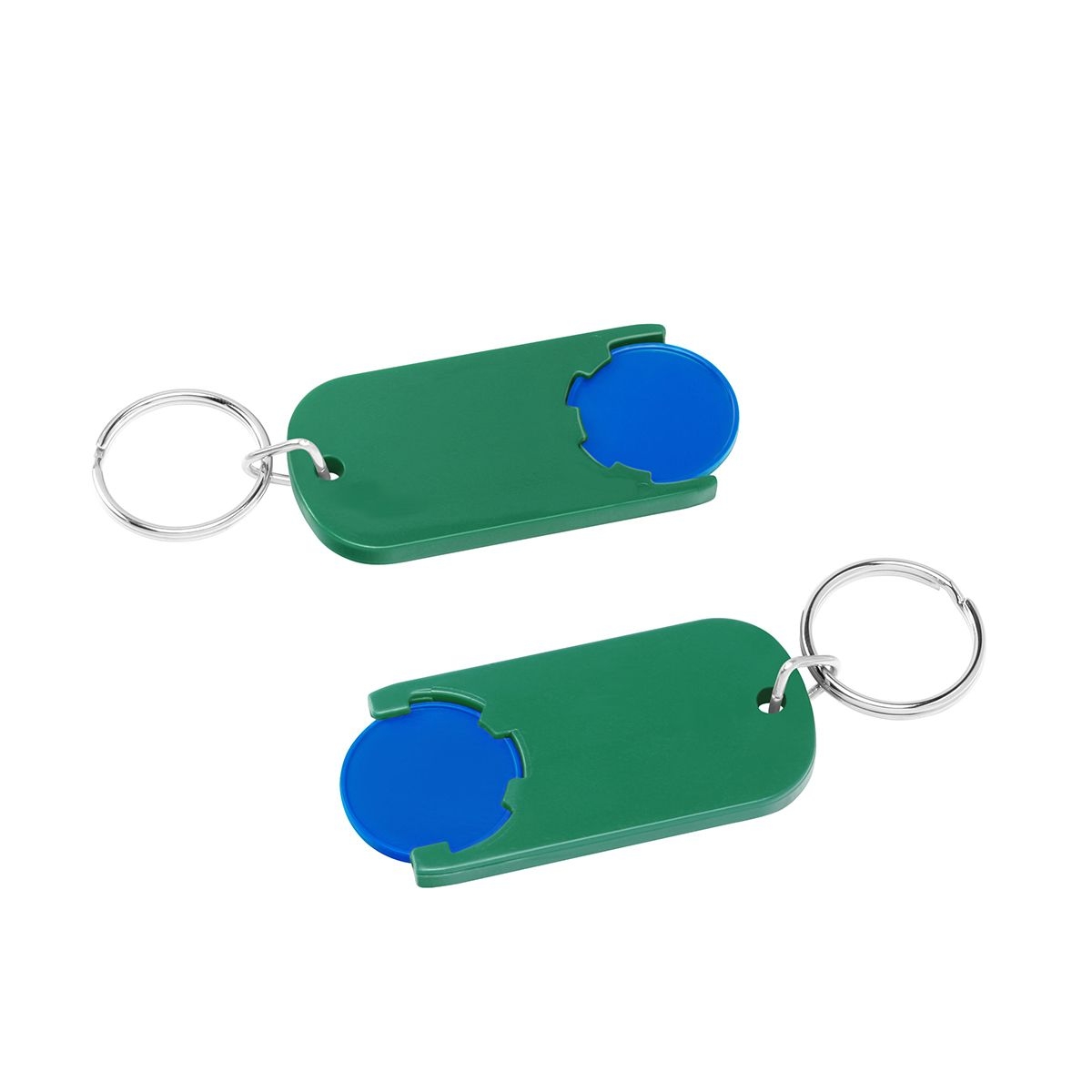 HE7439R-3-2Chiphalter mit 1€-Chip _Alpha_ blau_ gruen HE7439R-3-2Chiphalter mit 1€-Chip _Alpha_ blau_ gruen