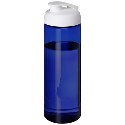PF210483-8H2O Active® Eco Vibe 850 ml Sportflasche mit Klappdeckel_ blau_weiss PF210483-8H2O Active® Eco Vibe 850 ml Sportflasche mit Klappdeckel_ blau_weiss