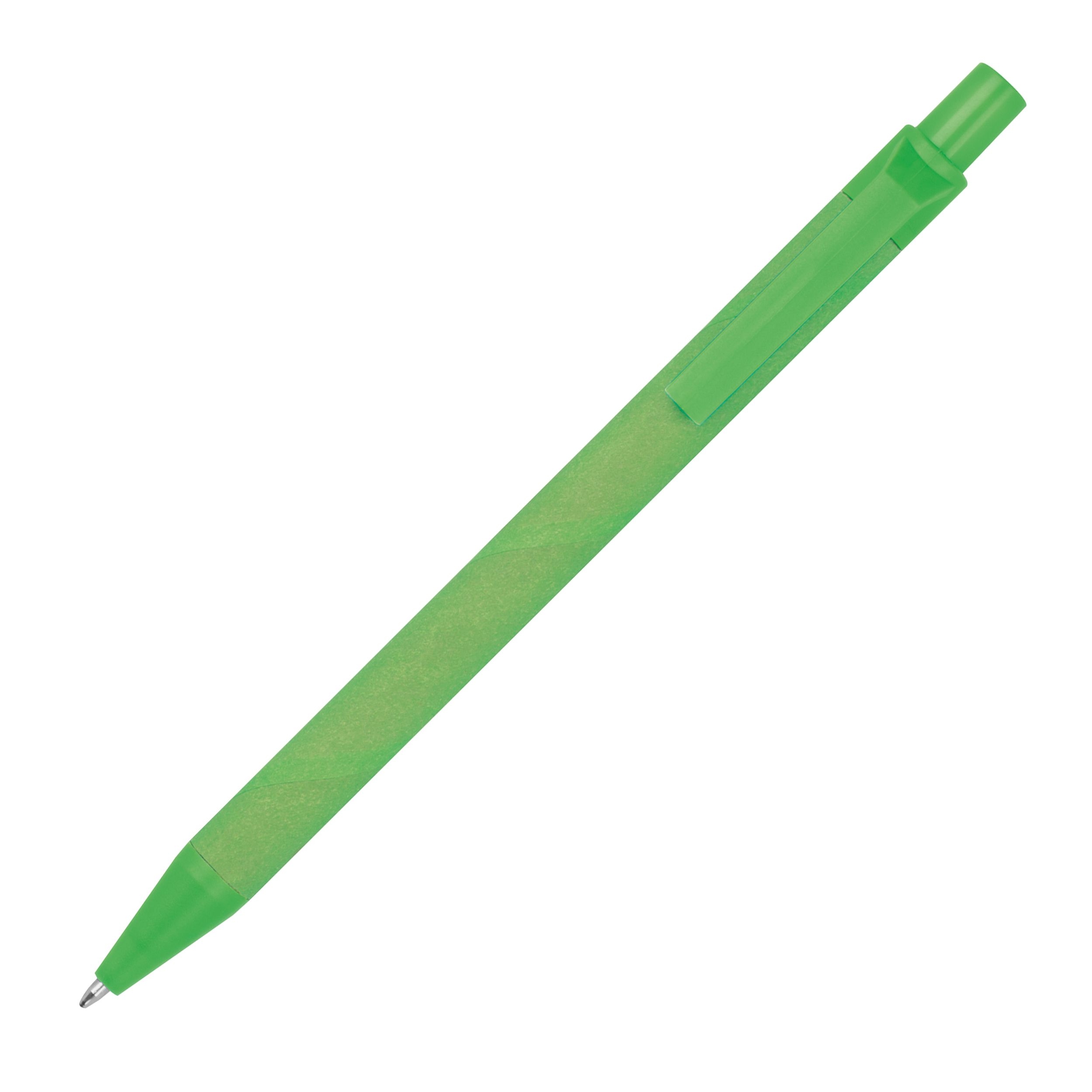 MA12565-09Kugelschreiber aus Papier und Mais_ gruen