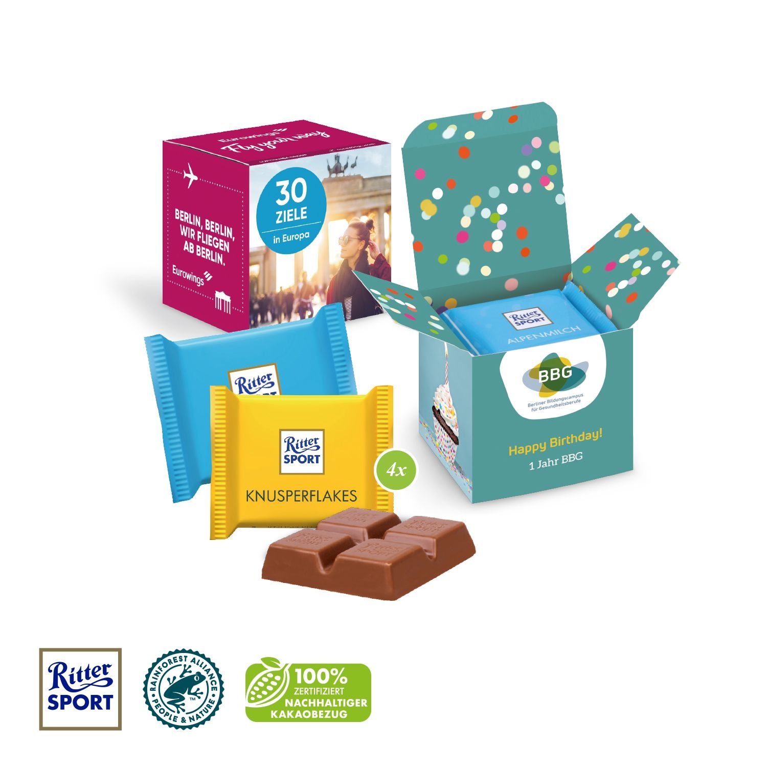 CD91747-01Ritter SPORT _Mini_ 4er_ Ritter SPORT Mini_ gemischt