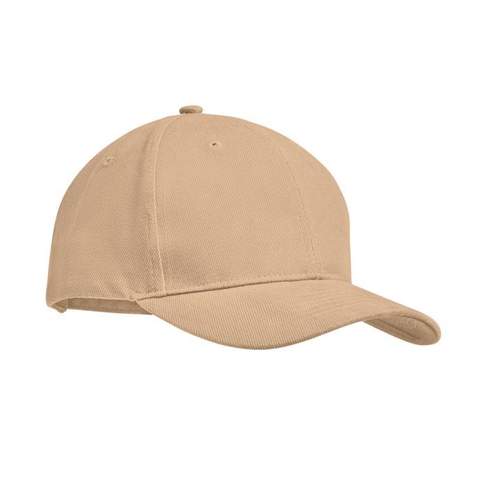 MO9643-13Tekapo Baseball Kappe 6 Panels_ Beige