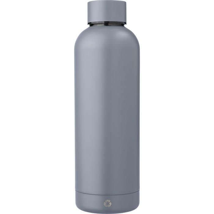 GI971864-536Flasche aus recyceltem Edelstahl _500 ml_ Isaiah_ navy