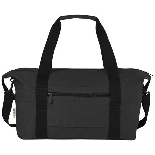 PF120681-4Joey Reisetasche aus GRS recyceltem Canvas 25 L_ schwarz