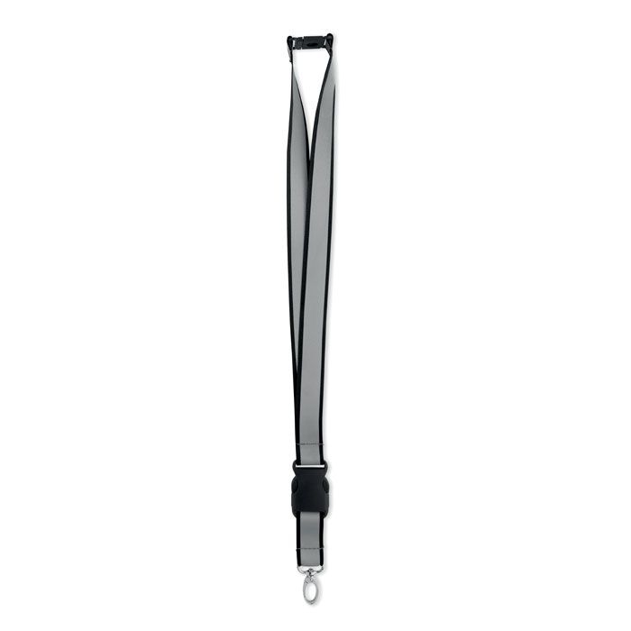 MO2825-03Tosee Reflektierendes RPET-Lanyard_ schwarz