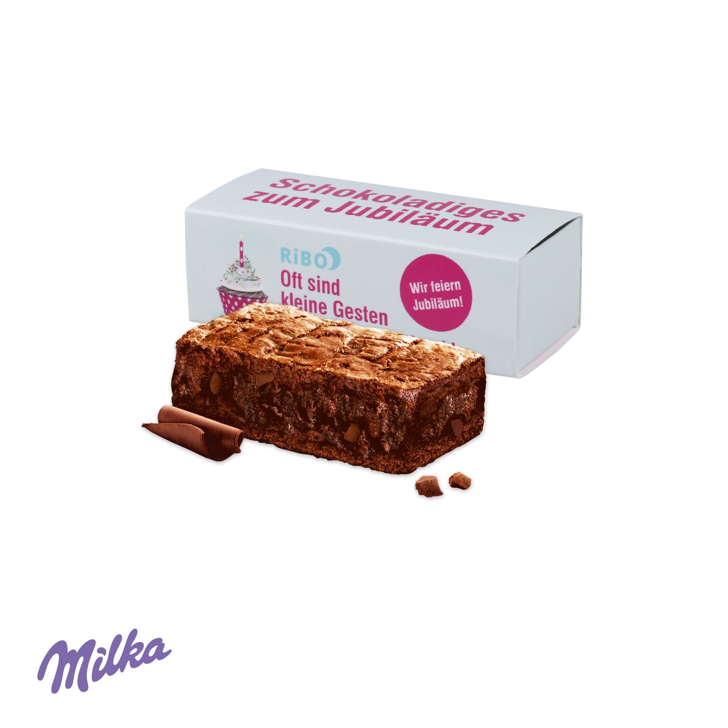CD91418Milka Choco Brownie in Werbebox