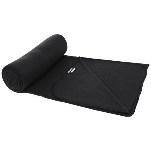 PF113190-9Willow GRS RPET Decke aus Polar Fleece_ schwarz
