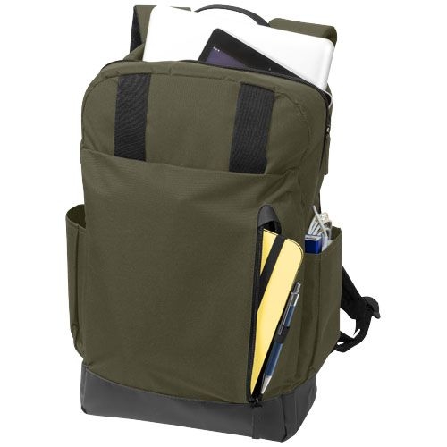 Compu 15,6" Laptop-Rucksack 14L, olive,schwarz