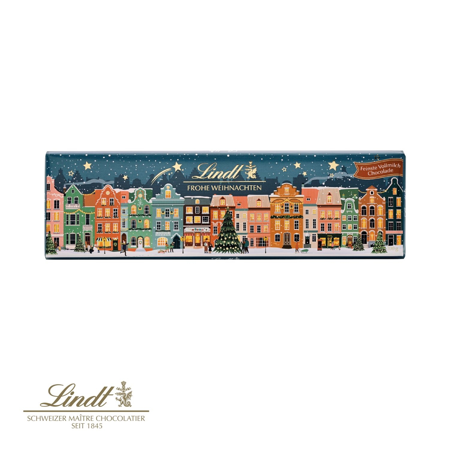 CD95602-01Lindt Schokoladentafel _Frohe Weihnachten_ 300 g_ Lindt Schokoladentafel