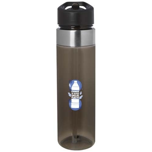 PF100824-5Dylan 650 ml Tritan Flasche mit Ausgussdeckel_ grau