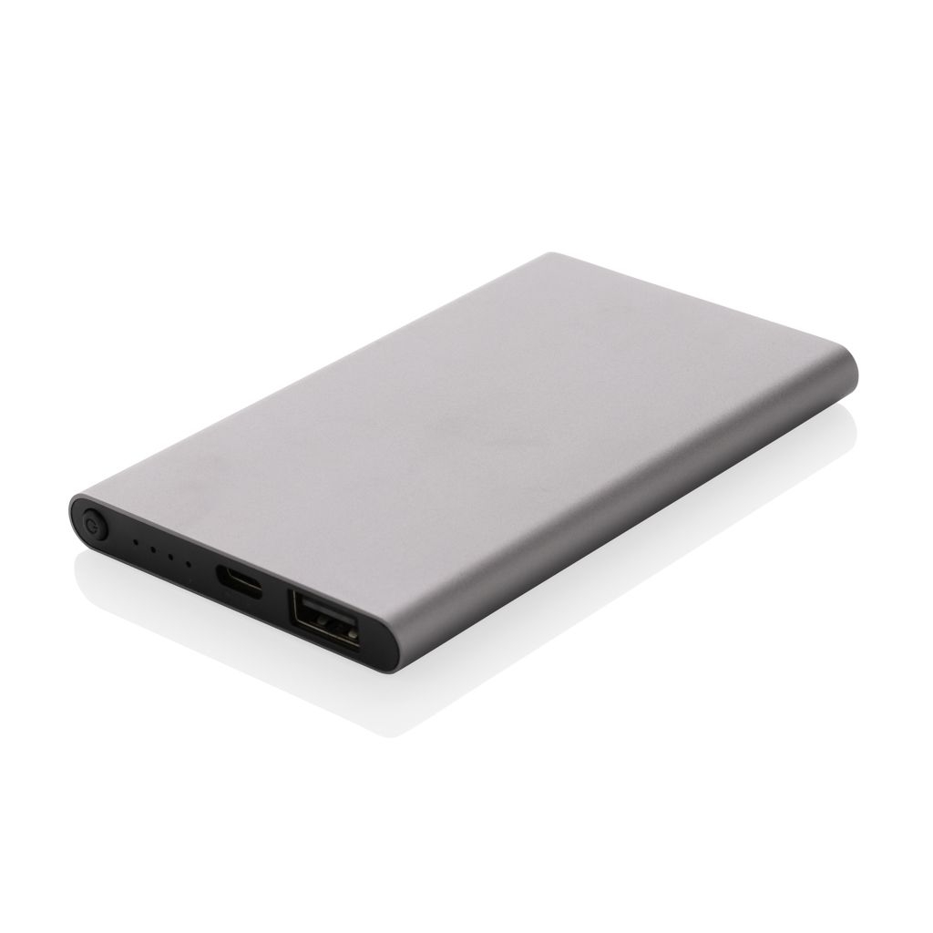 XDP322_42-04.000mAh Type-C Powerbank aus RCS recyeltem ABS _ Aluminium_ anthrazit