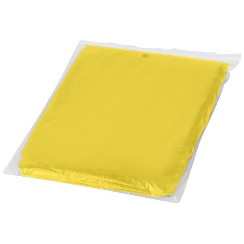 PF100429-8Ziva Einweg Regenponcho mit Huelle_ gelb