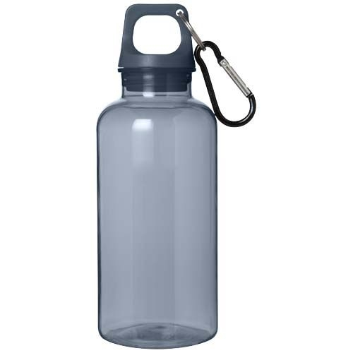 PF100778-11Oregon 400 ml RCS-zertifizierte Trinkflasche aus recyceltem Kunststoff mit Karabiner _ hale blau