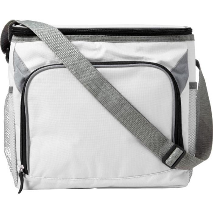 GI7655-02Kuehltasche aus Polyester Lance_ Weiss GI7655-02Kuehltasche aus Polyester Lance_ Weiss