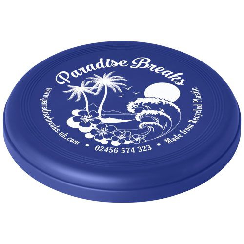 Crest recycelter Frisbee, blau
