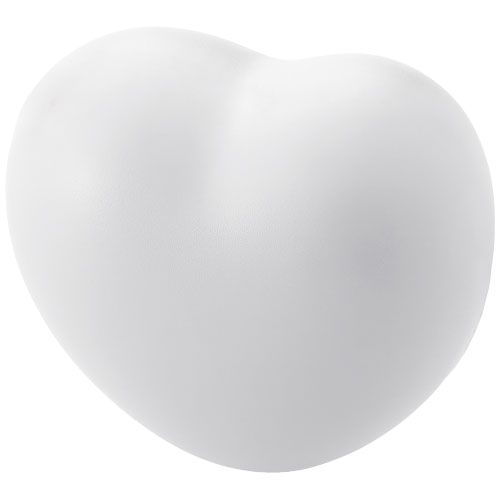 Herzförmiger Antistress Ball, weiß