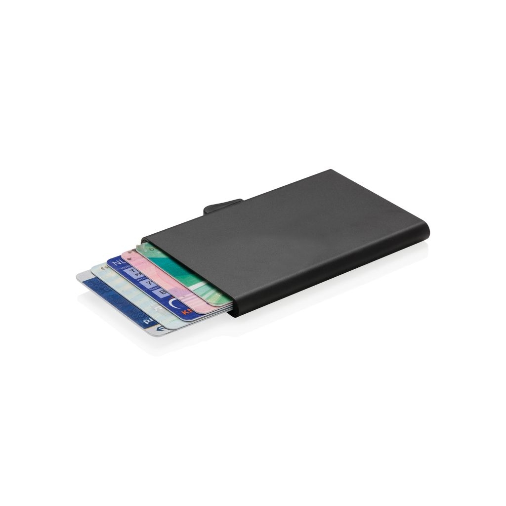 XDP820.49-1C-Secure Aluminium RFID Kartenhalter_ schwarz