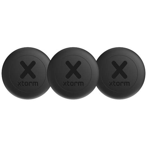 PF124477-2Xtorm XTAG2GA wasserfeste Reise-Smart-Tags_ 3er Set_ kohle