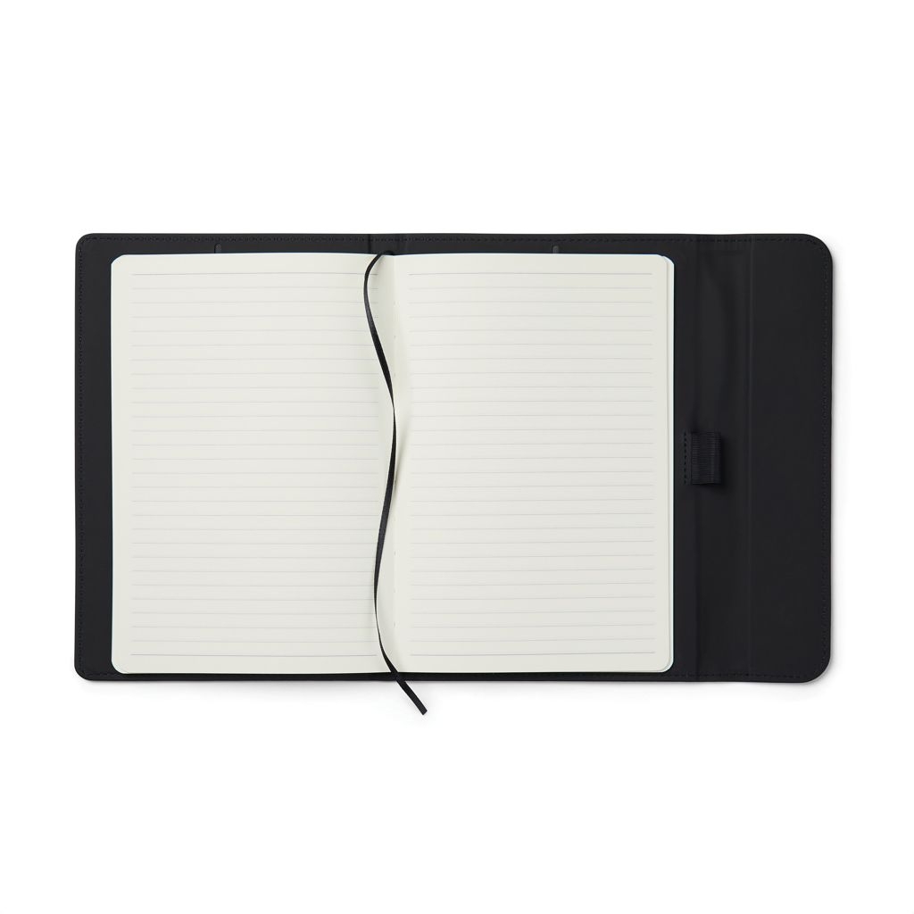 XDV77310-1VINGA Baltimore GRS-zertifiziertes Papier _ PU-Notizbuch_ schwarz