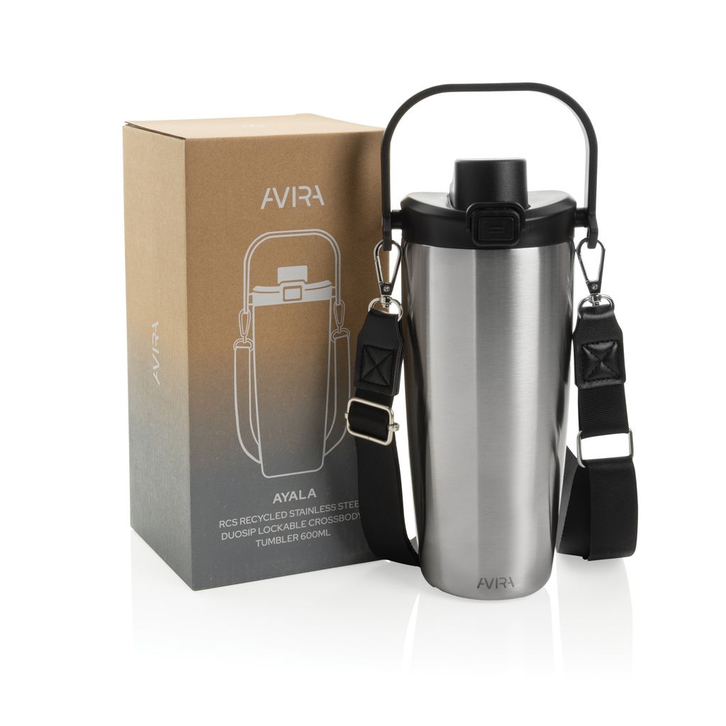 XDP438_11-02Avira Ayala Crossbody Duosip Becher aus RCS rec. Stahl_ silber