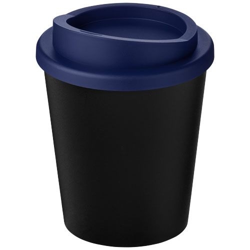 PF210454-8Americano® Espresso Eco 250 ml recycelter Isolierbecher_ schwarz_blau PF210454-8Americano® Espresso Eco 250 ml recycelter Isolierbecher_ schwarz_blau