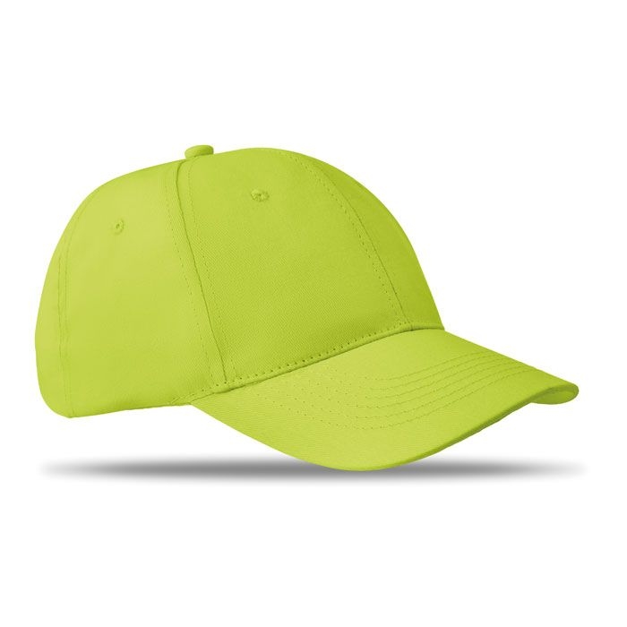 MO8834-48Basie Apollo Baseball cap 6 panels 160g_m²_ limette