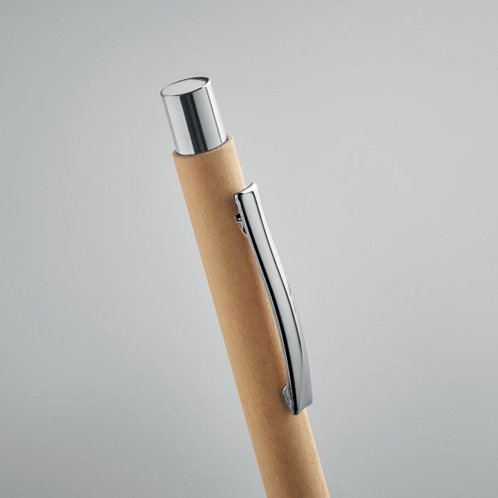 MO2067-13Olympia Druckkugelschreiber recycelt_ beige