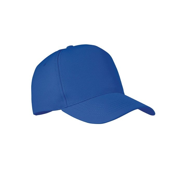 MO6831-37Senga RPET Baseball Kappe 5 Panels_ koenigsblau