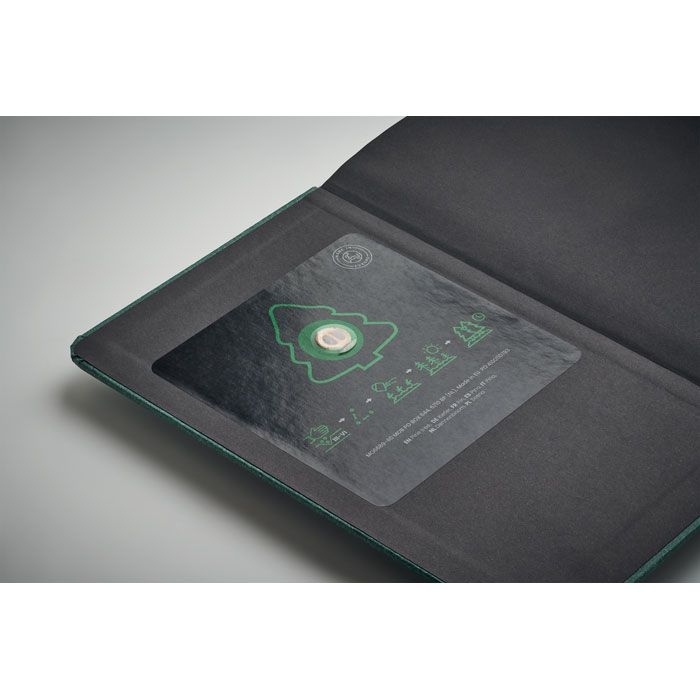 MO6689-60Grow DIN A5 Notizbuch_ liniert_ Dunkelgruen