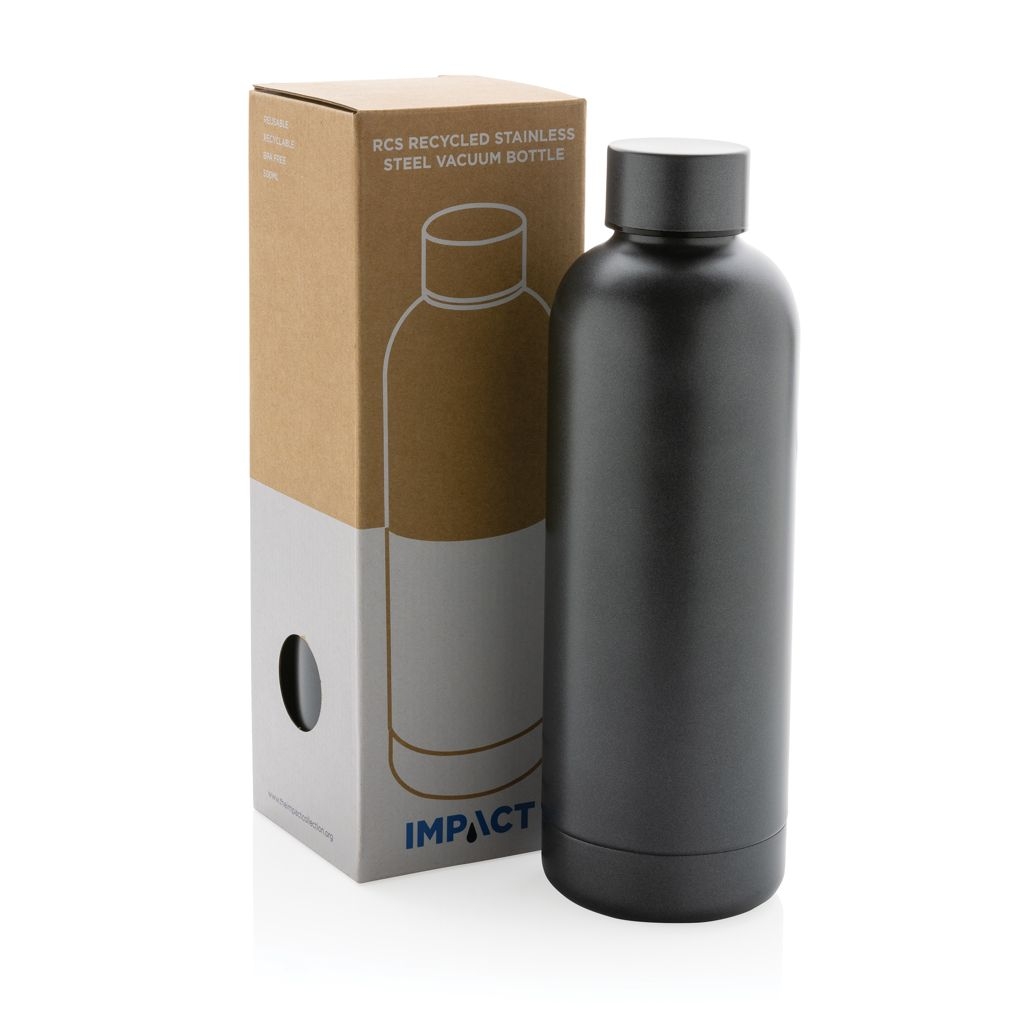 XDP435.70-2Impact Vakuumflasche aus RCS recyceltem Stainless-Steel_ grau