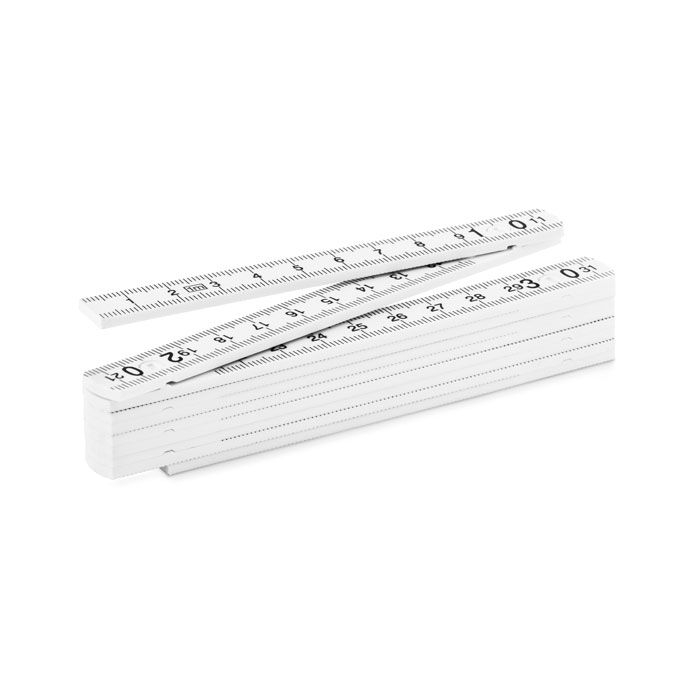 Meter Zollstock 1m, Weiß