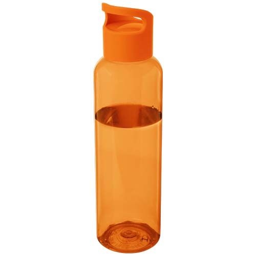 PF100777-6Sky  650 ml Sportflasche aus recyceltem Kunststoff_ orange