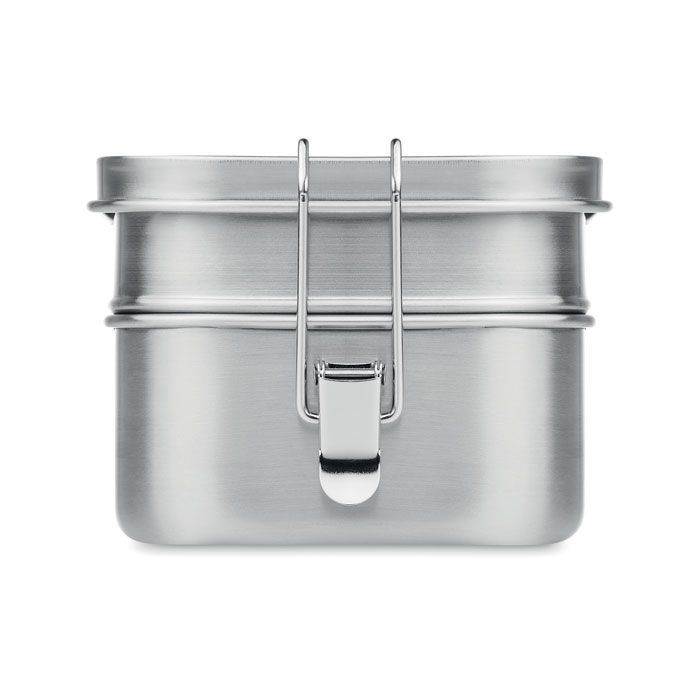 MO6212-16Double Chan Lunchbox aus Edelstahl_ Mattsilber